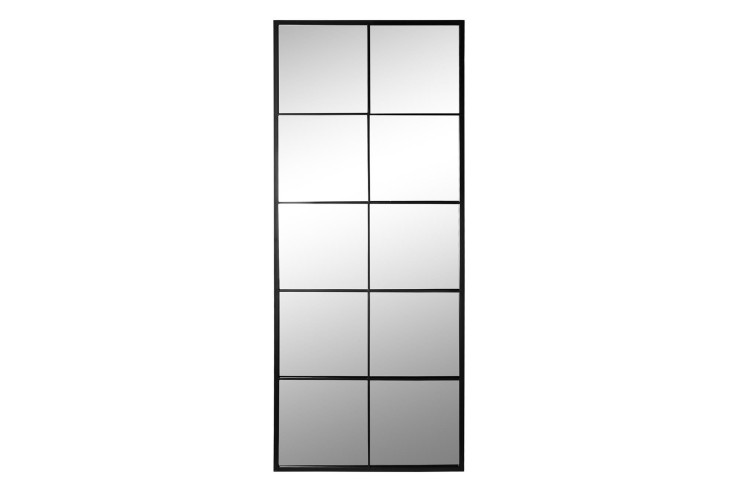 Espejo tipo ventana metal negro LEONEL 150X60cm