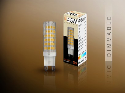 DIMMABLE G9 LED BULB 3000K 4.5W