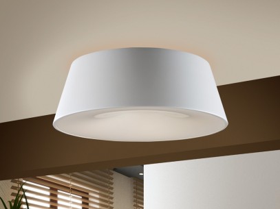·ZONE· WHITE CEILING LAMP, 4L.
