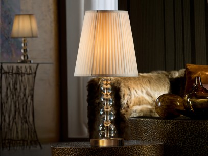·MERCURY· LARGE TABLE LAMP, CHAMPAGNE, 1