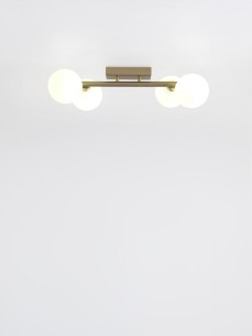 Ceiling lamp apply gold white balls TOP