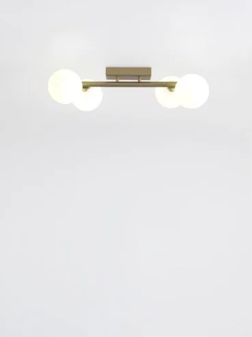 Ceiling lamp apply gold white balls TOP