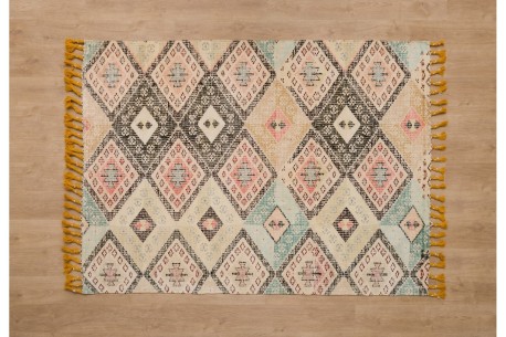 Multicolor geometric patterned carpet 170x230cm NICCOLA