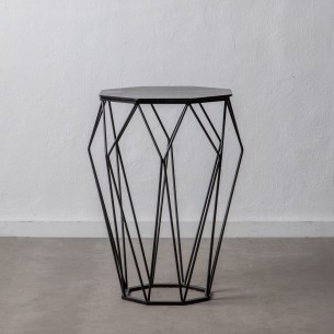 Marble effect side table...