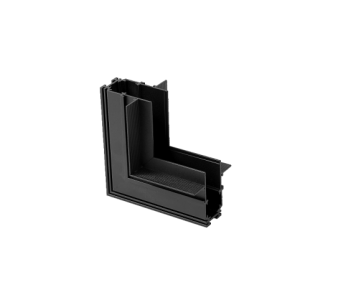 RECESSSED L-JOINT WALL TO WALL IN BLACK
