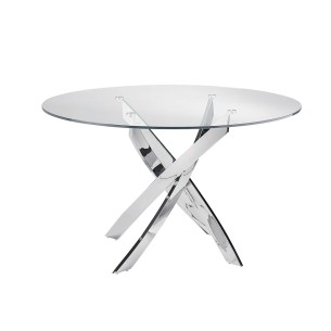 Dining table with round...
