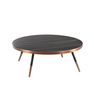 Round coffee table made of...