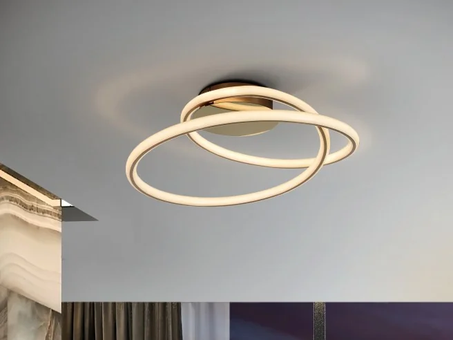 ·TUBE· CEILING LAMP, GOLDEN