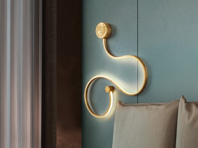 ·GRAFOS· SMALL WALL LAMP, GOLD LEAF
