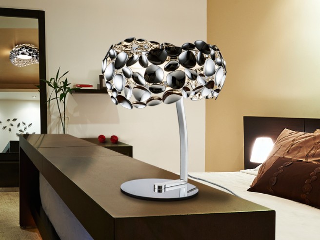 ·NARISA· TABLE LAMP,3L.,CHROME