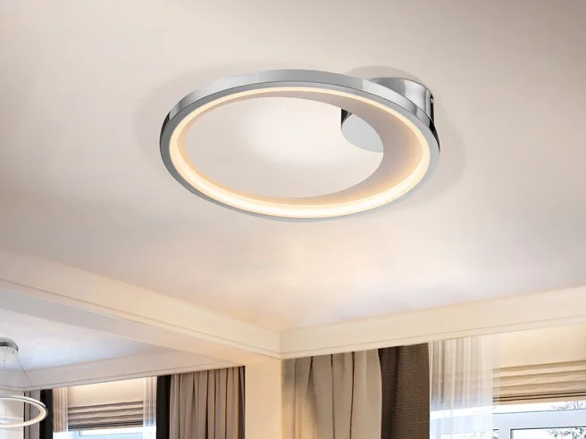 ·LARIS· LED CEILING LAMP Ø43, CHROME