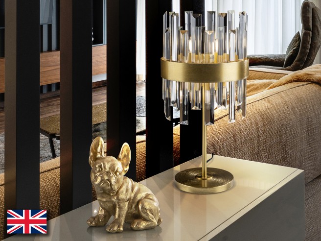 GRACE - TABLE LAMP 6L GOLD UK