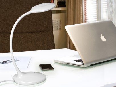 ·SCOOP· LED TABLE LAMP, WHITE