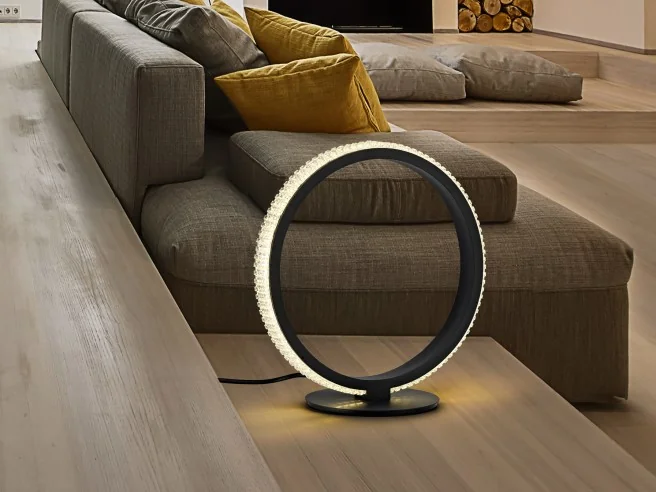 ·RING· TABLE LAMP, BLACK