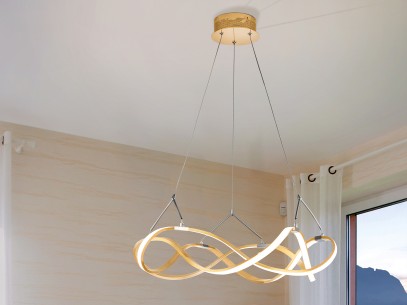 ·MOLLY· LED LAMP Ø53, ROSE GOLD DIMMABLE