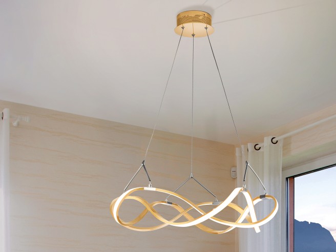 ·MOLLY· LED LAMP Ø53, ROSE GOLD DIMMABLE