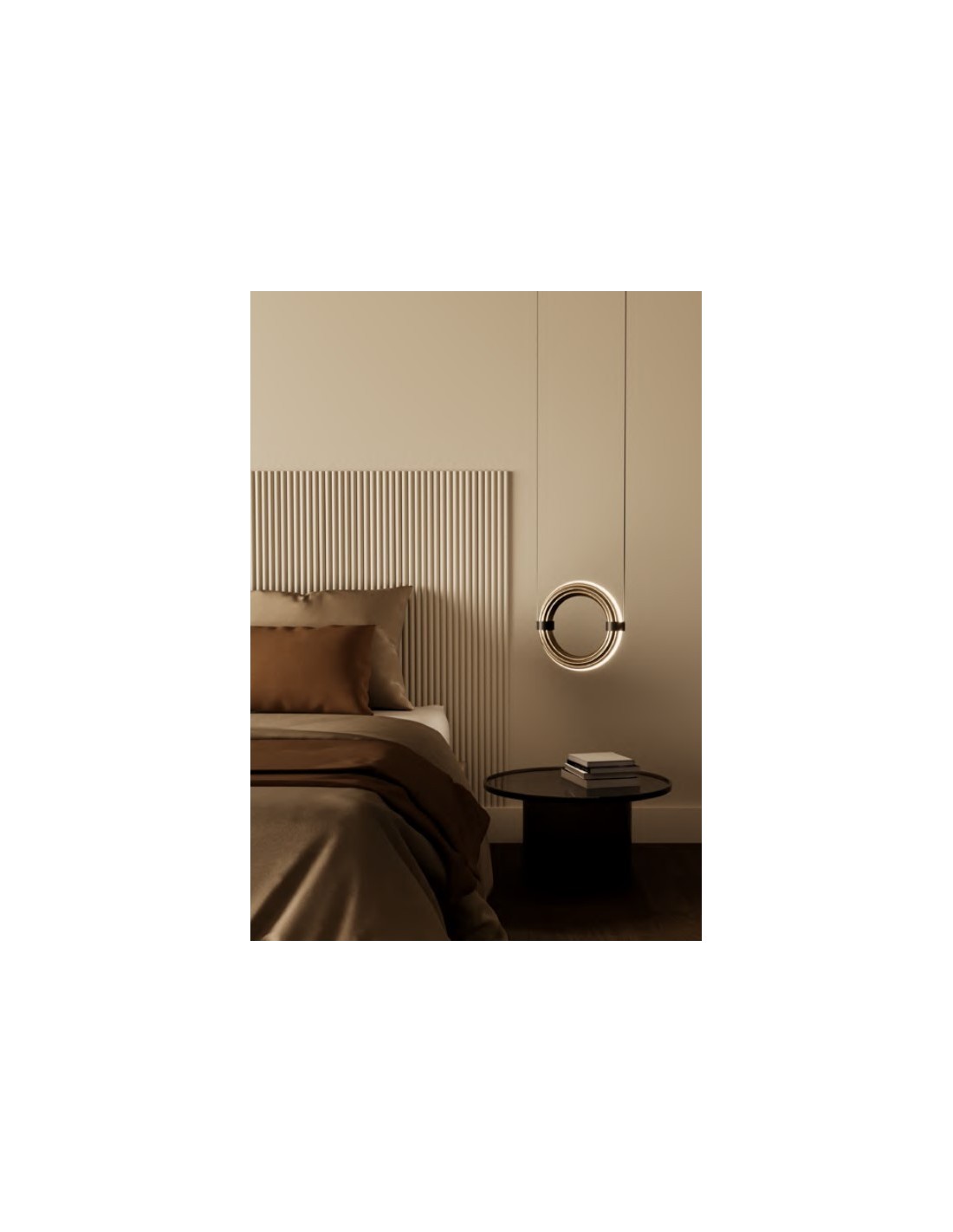 Lámpara colgante metal negro mate Elli AROMAS