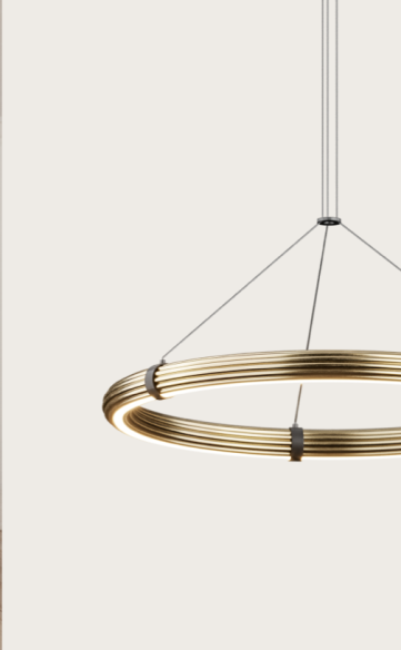 copy of Lámpara colgante aro metal negro mate Elli AROMAS