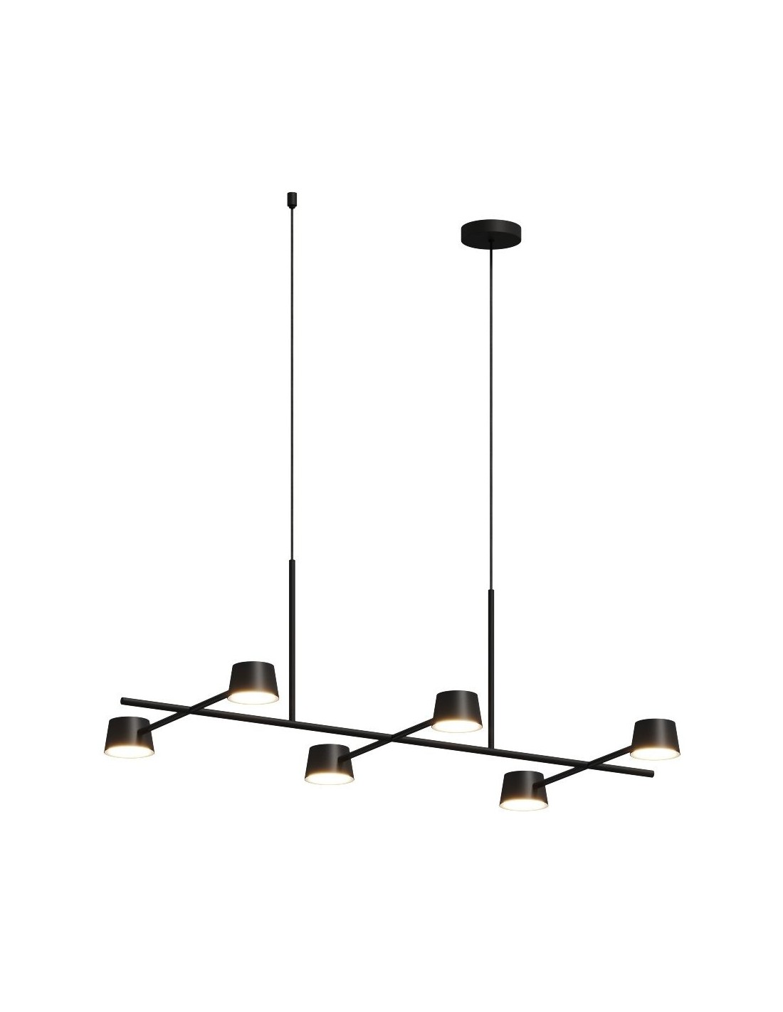 Lámpara colgante NERA en negro mate