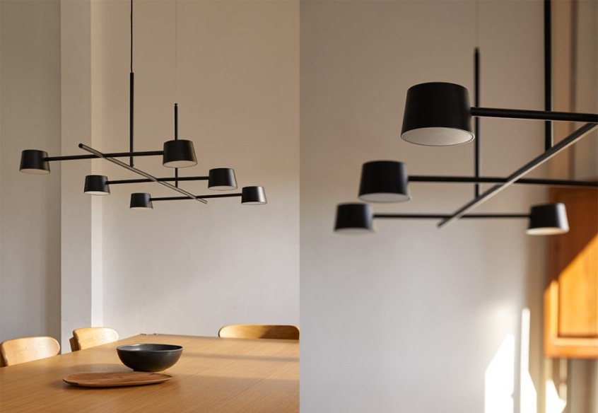 Lámpara colgante NERA en negro mate