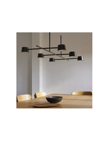 Lámpara colgante NERA en negro mate