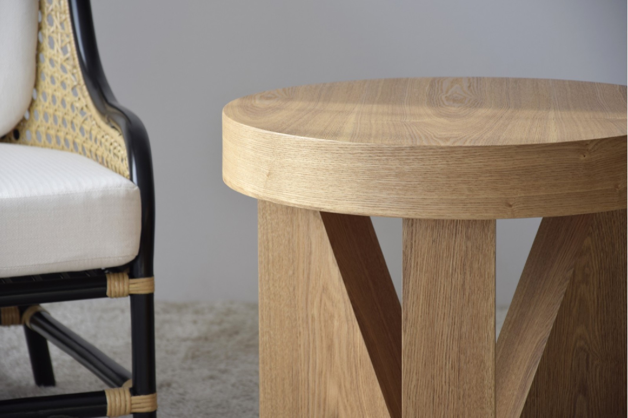 Mesa auxiliar Mocca Madera Fresno natural