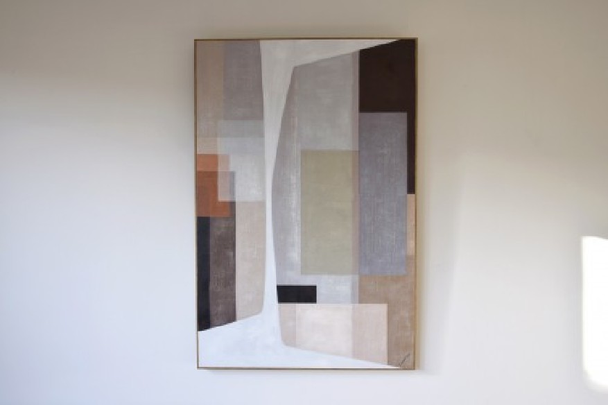 Cuadro abstracto cálidos N2