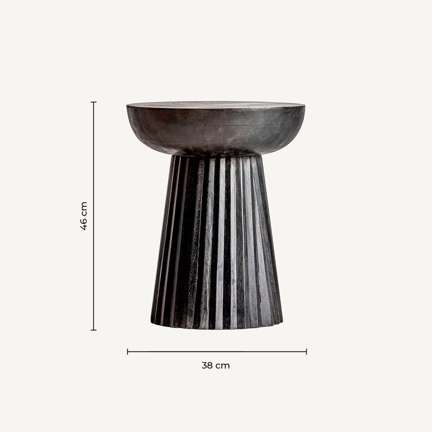 MESA AUXILIAR PLISSÉ WOOD