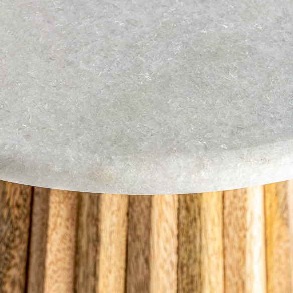 MESA BAR PLISSÉ WOOD