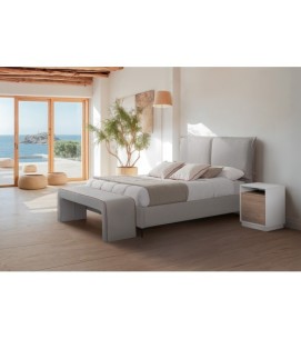 Cama Itaca con base tapizada a medida 2