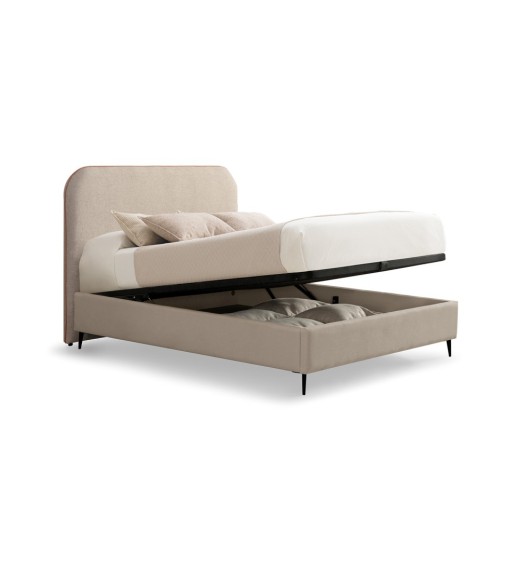 Cama Eros con canapé con patas a medida