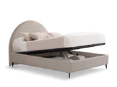 Cama Creta con Canapé con patas a medida