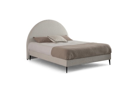 Cama Creta con base tapizada a medida