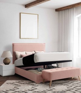 Cama Palermo con canapé a medida 2