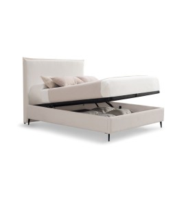 Cama Palermo con canapé con patas a medida