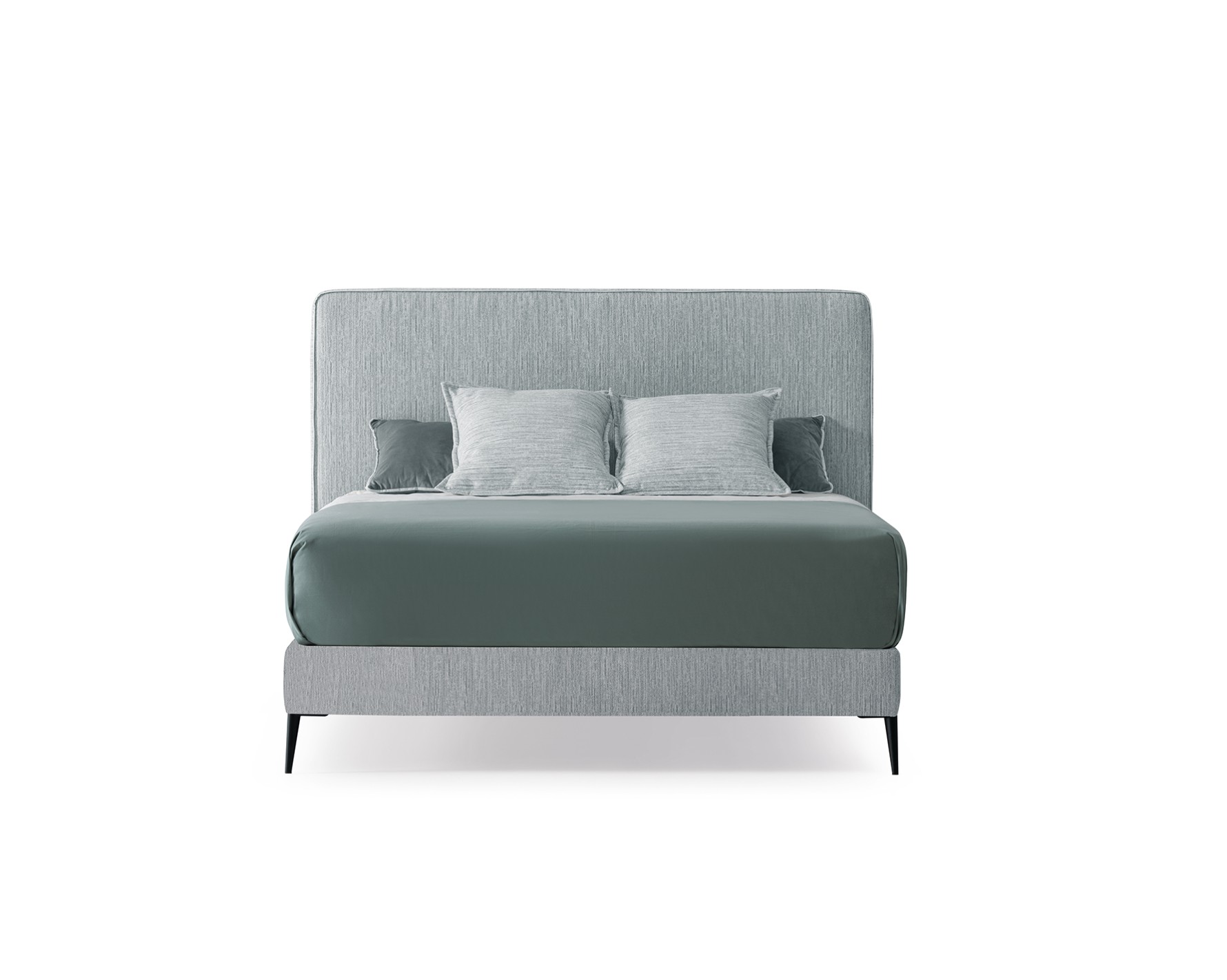 Cama Lucca con base tapizada a medida