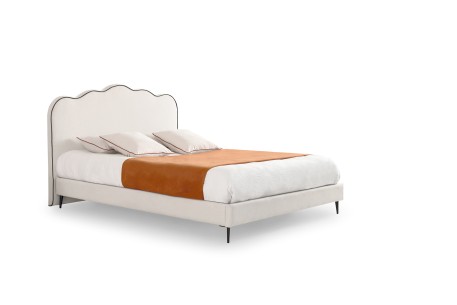 Cama Andros con base tapizada a medida