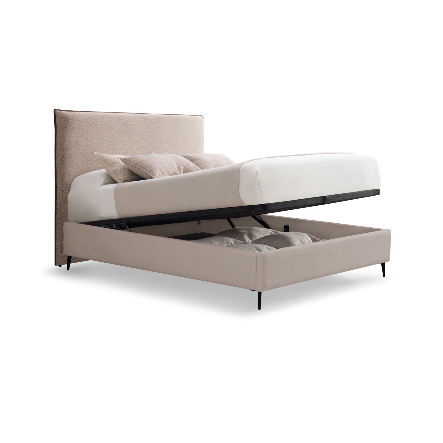 Cama Siena con canapé con patas a medida