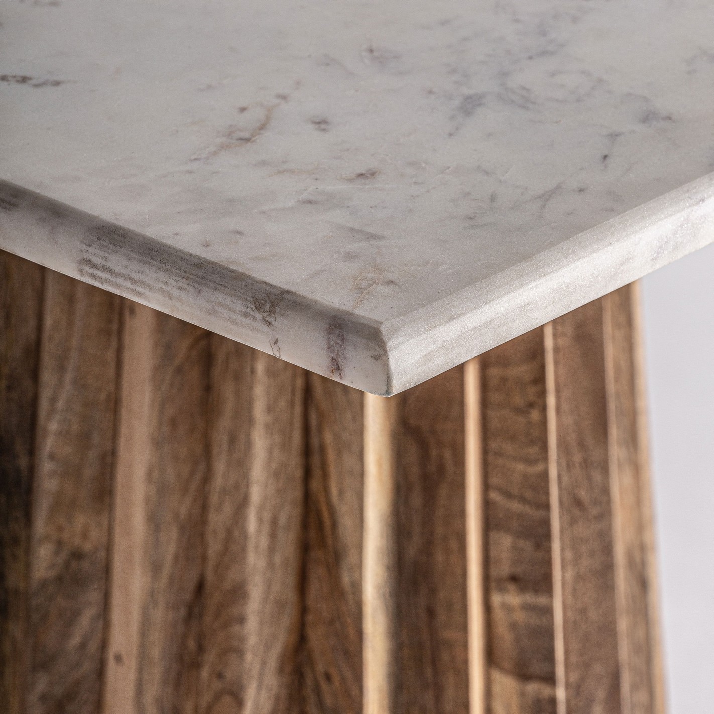 MESA BAR PLISSÉ WOOD