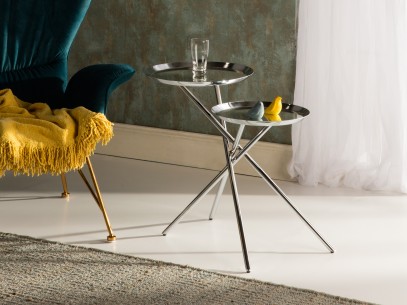 MESA AUX.·DUETO· REDONDA