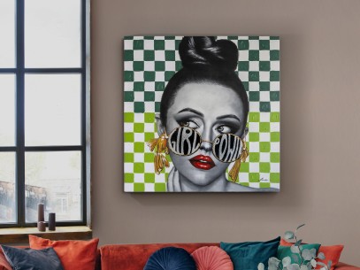ACRILICO·GIRL POWER·100X100