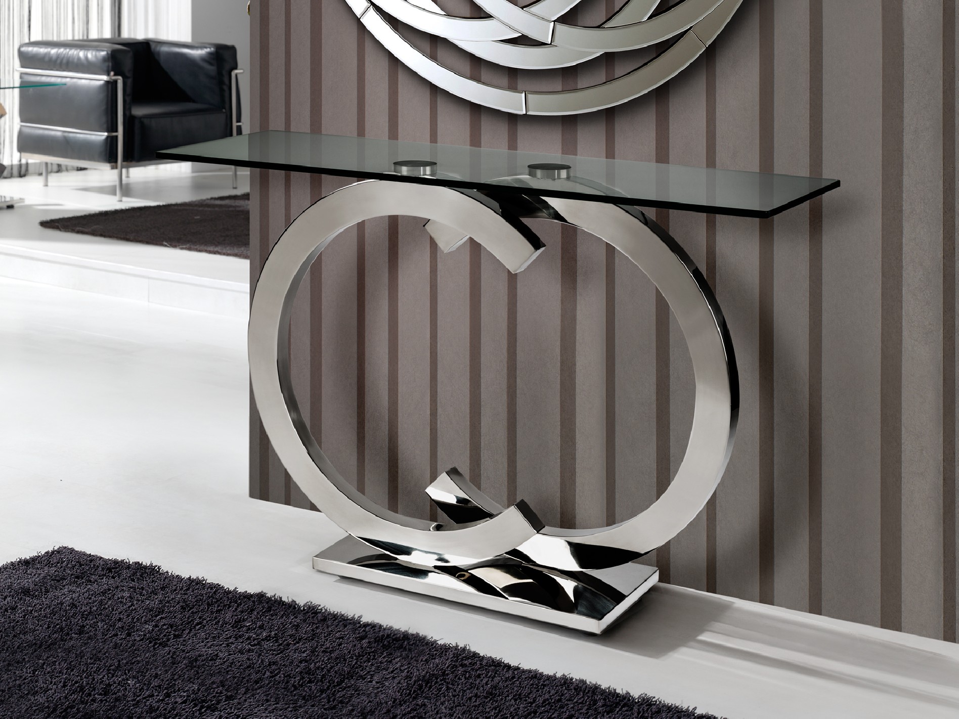 ·CASANDRA· CONSOLE TABLE, STEEL