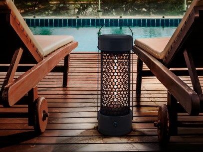 ·HEAT BLACK· LANTERN HEATER 1200W