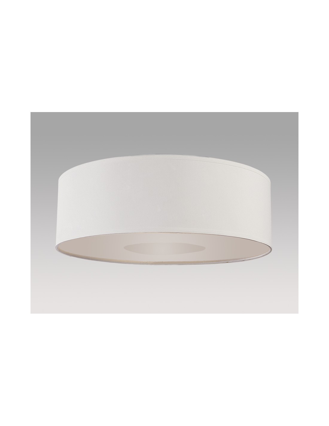 PANTALLA TEXTIL BLANCA DOMO