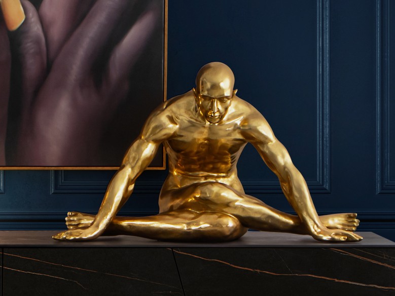 ·YOGA· LARGE FIGURE, GOLDEN
