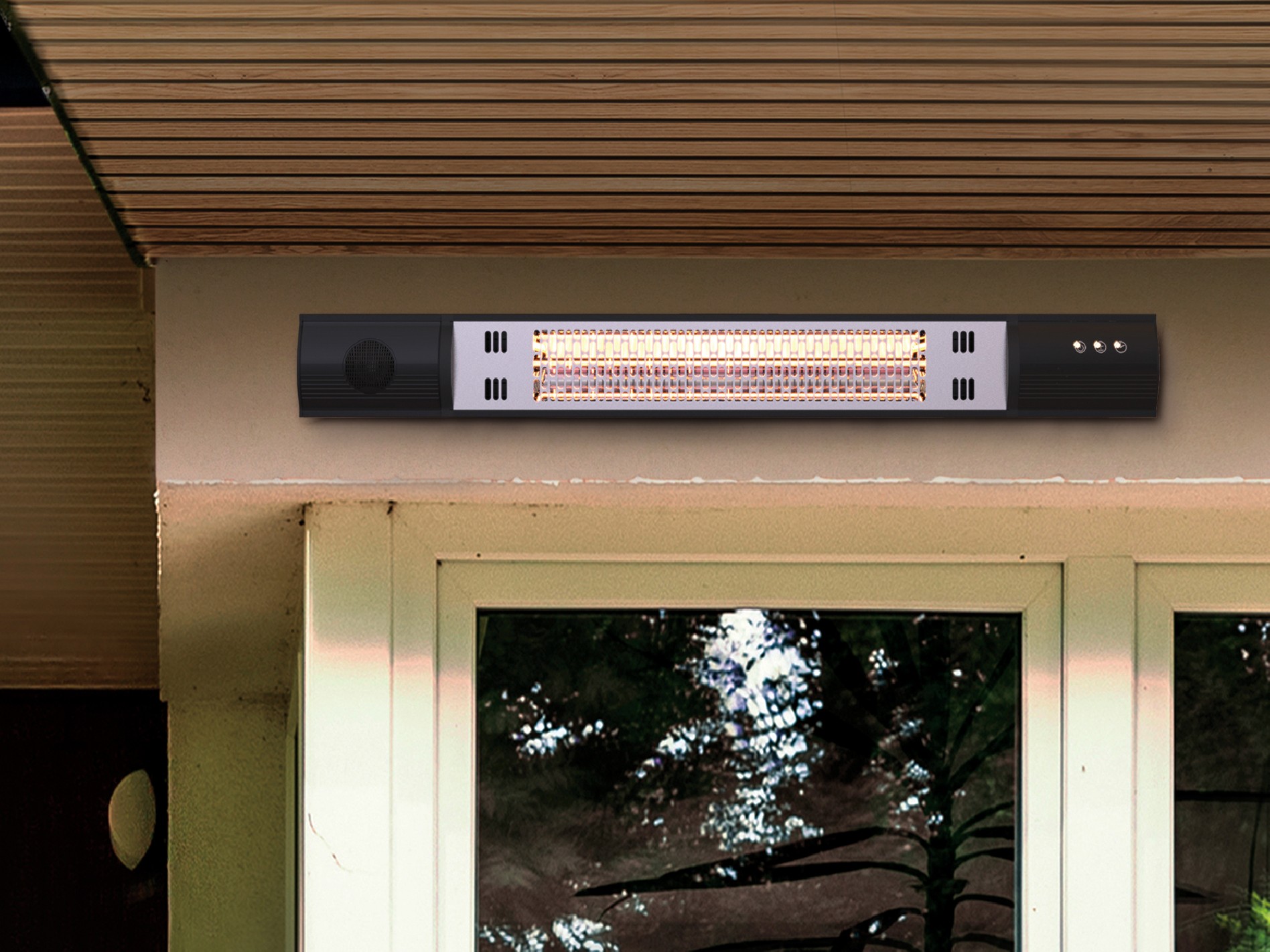 ESTUFA PARED ·HEAT MUSIC· 1500W