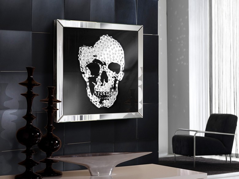 ·SKULL· MIRROR SHOWCASE, 60x60