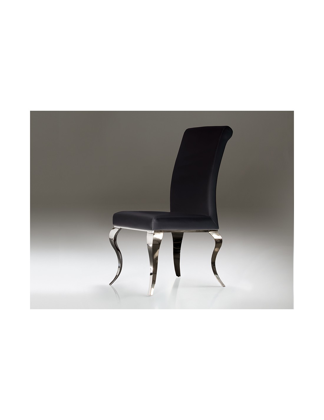·BARROQUE· CHAIR, STEEL AND BLACK