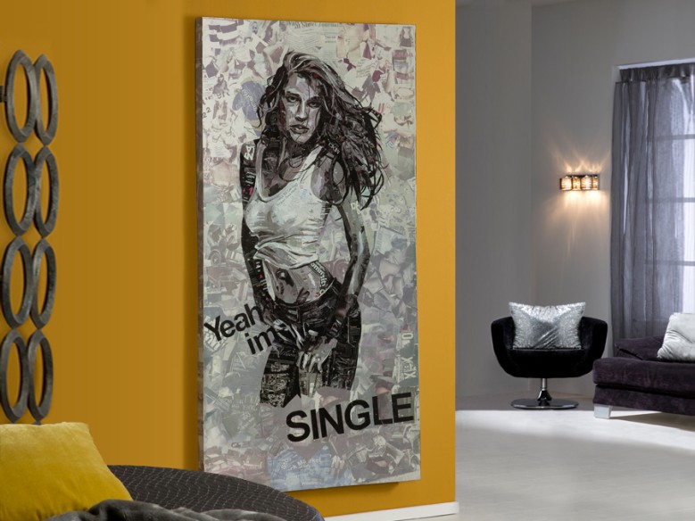 ·FOOT LOOSE· COLLAGE, 100x200