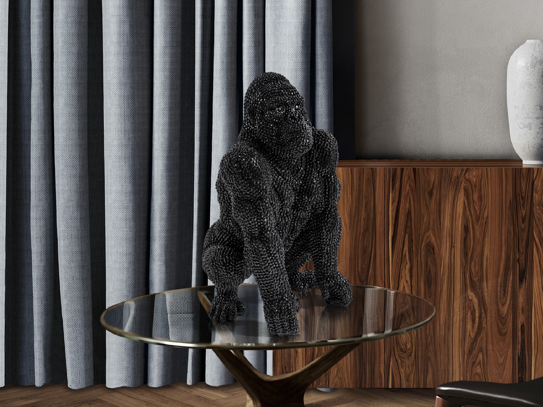 ·GORILA· SMALL FIGURE, BLACK